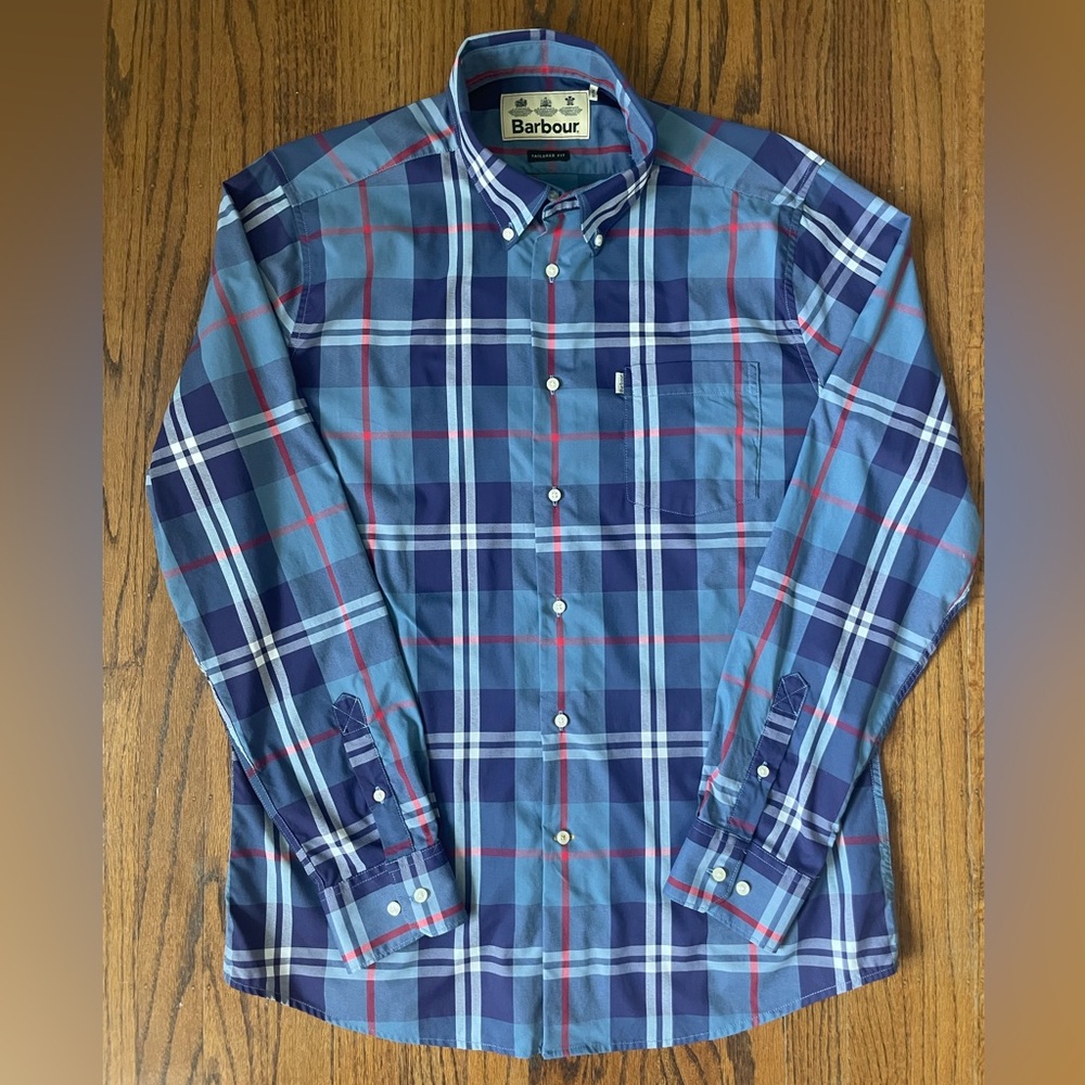 Barbour shirt tailored Fit Medium Batley Performance